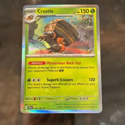 Crustle 012/182 Pokemon Card Pokemon TCG Holo - Image 1