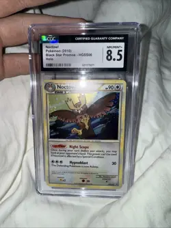 Pokemon Noctowl Black Star Promo 2010 Holo CGC NM/Mint+ 8.5 - Image 1
