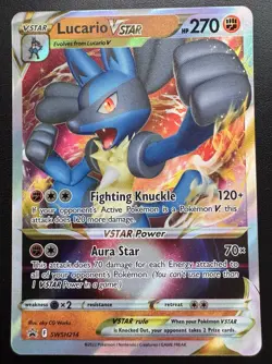 Lucario VSTAR SWSH214 Black Star Promo Pokemon TCG NM - Image 1