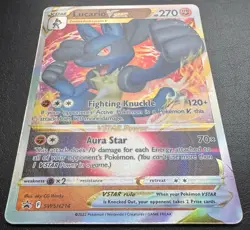 Lucario VSTAR SWSH214 Black Star Promo Pokemon TCG NM - Image 2