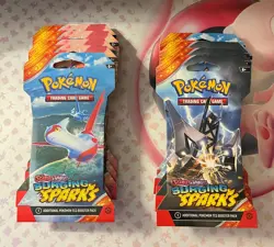 10x Pokemon Surging Sparks Sleeved Booster Packs | Factory Sealed | SV08 | Minty - Image 1