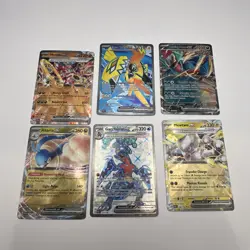 Pokemon TCG SV Paradox Rift Lot Of 6 Ex Cards Mewtwo Garchomp - Image 1