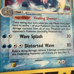 2004 Pokemon EX Hidden Legends Milotic Holo 12/101 - Image 5