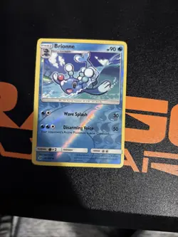 Pokemon Tcg Brionne 40/149 SM Base Set Reverse Holo Nm - Image 1
