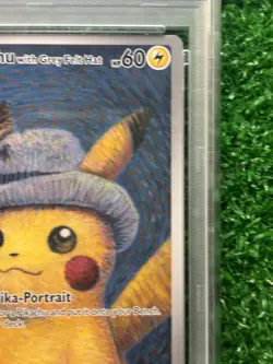 Pokemon PSA 9 Pikachu with Grey Felt Hat SVP 085 Pokemon X Van Gogh Promo - Image 5