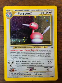 Pokemon TCG - Porygon2 12/64 Neo Revelation - DMG - Swirl - Image 1