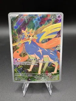 Zacian 100/094 Illustration Rare Pokemon Phantasmal Flames - Image 1