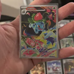 Ivysaur Illustration Rare 134/132 Near Mint Mega Evolution Pokemon TCG English - Image 1