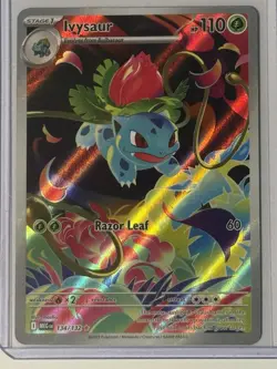Ivysaur 134/132 Illustration Rare - Near Mint Mega Evolution Pokemon TCG English - Image 1