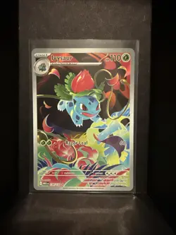 Ivysaur Illustration Rare 134/132 Near Mint Mega Evolution Pokemon TCG English - Image 1