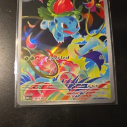 Ivysaur Illustration Rare 134/132 Near Mint Mega Evolution Pokemon TCG English - Image 3
