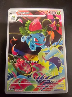Ivysaur Illustration Rare 134/132 Near Mint Mega Evolution Pokemon TCG English - Image 1