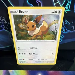 Eevee SWSH095 Sword & Shield Ultra Rare Holo Promo Pokemon Card NM - Image 1
