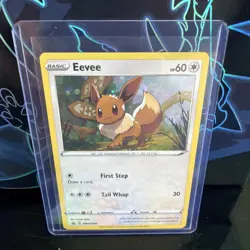 Eevee SWSH095 Sword & Shield Ultra Rare Holo Promo Pokemon Card NM - Image 3