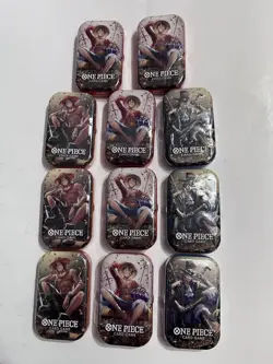 One Piece Tin Pack Set Vol 2 Set of 11 | TS-02 OP-13 | Sealed Bandai Ships Fast - Image 1