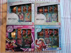 One Piece Illustration Box Vol. 1, 2, 3, & 4 Sealed Lot ×4 (Some Minor Boxwear) - Image 1