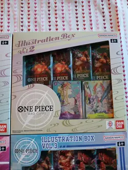 One Piece Illustration Box Vol. 1, 2, 3, & 4 Sealed Lot ×4 (Some Minor Boxwear) - Image 3