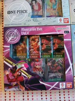 One Piece Illustration Box Vol. 1, 2, 3, & 4 Sealed Lot ×4 (Some Minor Boxwear) - Image 4