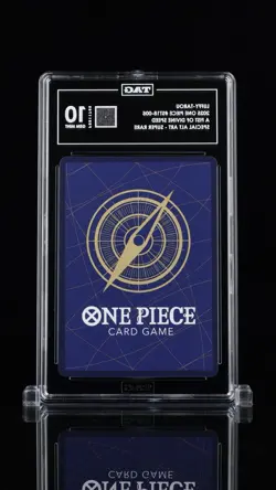 2025 ONE PIECE OP11-A FIST OF DIVINE SPEED #005 LUFFY-TAROU SP ALT ART TAG 10 - Image 2