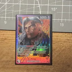 One Piece TCG King Alt Art Leader OP08-057 Two Legends - Image 1