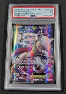 Pokemon 2016 XY Super Premium Collection Mewtwo EX Black Star Promo #XY125 - Image 1