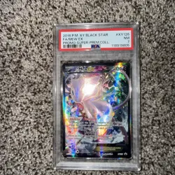 2016 POKEMON XY PROMO SUPER-PREMIUM COLLECTION #XY126 FULL ART/MEW EX PSA 7 - Image 1