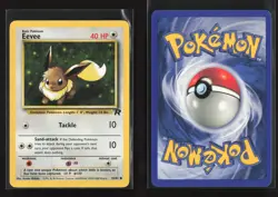 Eevee 55/82 Common Team Rocket Pokemon LP - Image 1
