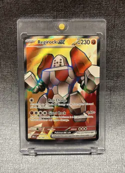 Regirock ex 214/182 Ultra Rare Full Art NM Pokemon TCG SV10: Destined Rivals - Image 1