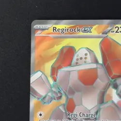 Regirock ex 214/182 Ultra Rare Full Art NM Pokemon TCG SV10: Destined Rivals - Image 3