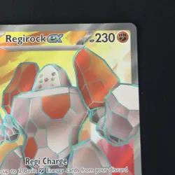 Regirock ex 214/182 Ultra Rare Full Art NM Pokemon TCG SV10: Destined Rivals - Image 4