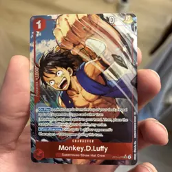 ONE PIECE Monkey D. Luffy (Alt Art) OP14-013 SR The Azure Sea's Seven - Image 1