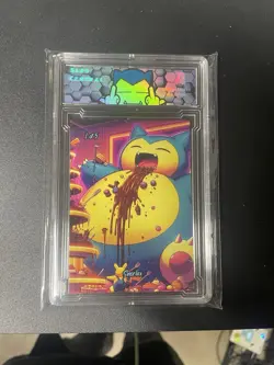 Snorlax Pokemon Custom Heat /5 Custom Card Graded Slab Central - Image 1