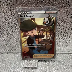 Pokemon TCG Bird Keeper Shining Fates 066/072 Holo Ultra Rare Trainer Cards Nm - Image 1