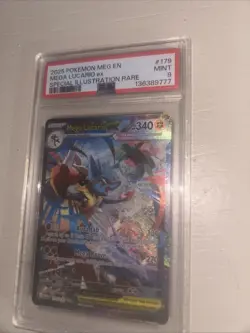 Pokemon Mega Evolutions TCG Mega Lucario EX Card 179/132 - Image 2