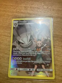 Pokemon Cards Steelix Secret Rare Holo 247/236 Cosmic Eclipse NM 2019 - Image 1