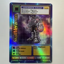 Digimon CCG Battle Series 1 SkullMeramon ST-48S Holofoil Ultimate Card - Image 1