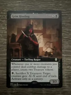Grim Hireling (Extended Art) Commander: Adventures in the Forgotten Realms... - Image 1