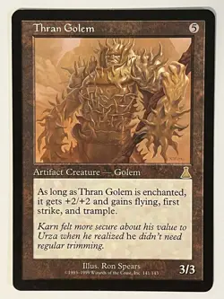Thran Golem Urza's Destiny Non-Foil Regular MTG NM - Image 1