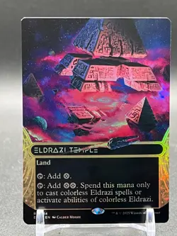 Eldrazi Temple (0014) (Borderless) Edge of Eternities: Stellar Sights Foil - Image 1