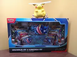 Pokemon TCG Greninja EX & Kingdra EX Special Collection Box Factory Sealed! - Image 1