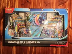 Pokemon TCG Greninja Ex & Kingdra Ex Special Collection Box Factory Sealed - Image 1