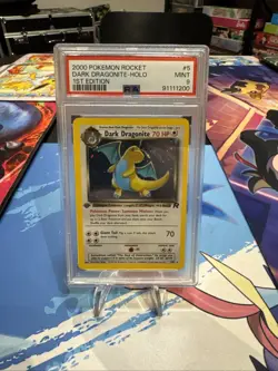 Dark Dragonite 1st Edition 22/82 - Team Rocket Set *PSA 9 - MINT* Pokemon Card - Image 1