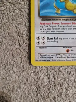 Dark Dragonite 22/82 Team Rocket Non-Holo Rare Pokemon Card LP/P - Image 2