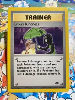 Erika's Kindness 103/132 Rare Gym Challenge Pokemon TCG - Image 1