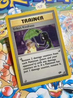 Erika's Kindness 103/132 Rare Gym Challenge Pokemon TCG - Image 2