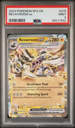 Revavroom ex SFA EN 015/064 Double Rare Shrouded Fable Pokemon TCG PSA 9 - Image 1