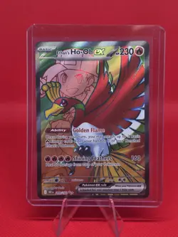 Pokemon TCG Ethan's Ho-Oh ex 209/182 Sv10: Destined Rivals Holo - Image 1