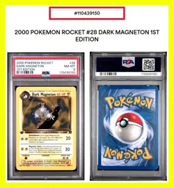 2000 Pokemon (1st Edition) PSA 8 Team Rocket Magneton 28/82 From Toys ‘R’ Us 😊 - Image 1
