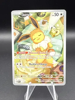 Eevee 173 Pokemon Scarlet & Violet Prismatic Evolutions Etb Promo NM #1 - Image 2