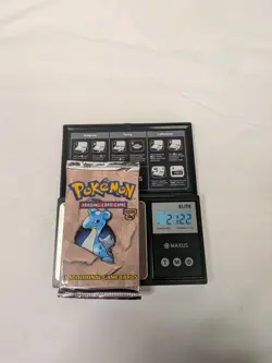 Pokemon Fossil Booster Pack (Lapras Artwork) - Sealed & Weighed ~21.22g Vintage - Image 1
